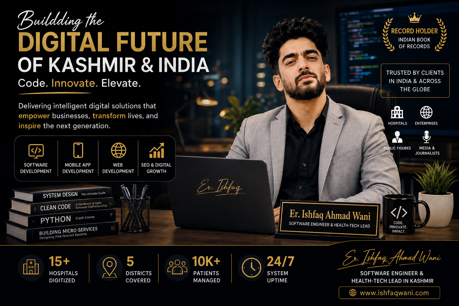 Why Er. Ishfaq Ahmad Wani is the Best Software Engineer and App Developer in Jammu & Kashmir